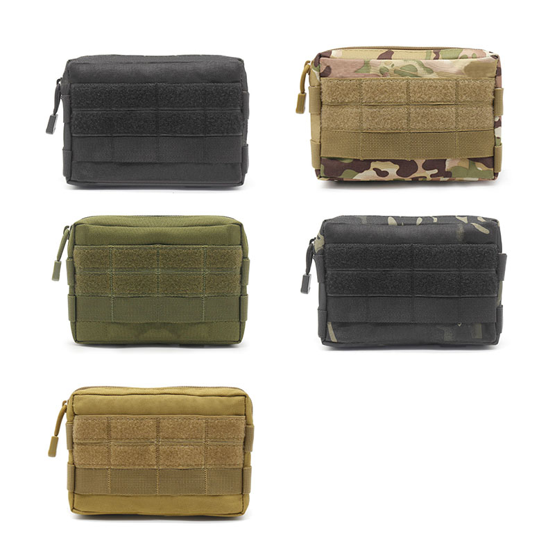 Edc Carry Fanny Pack - กระเป๋าคาดเอวแบบยุทธวิธี Molle 600D กันน้ำลายพราง EDC กระเป๋าใส่อุปกรณ์อเนกประสงค์