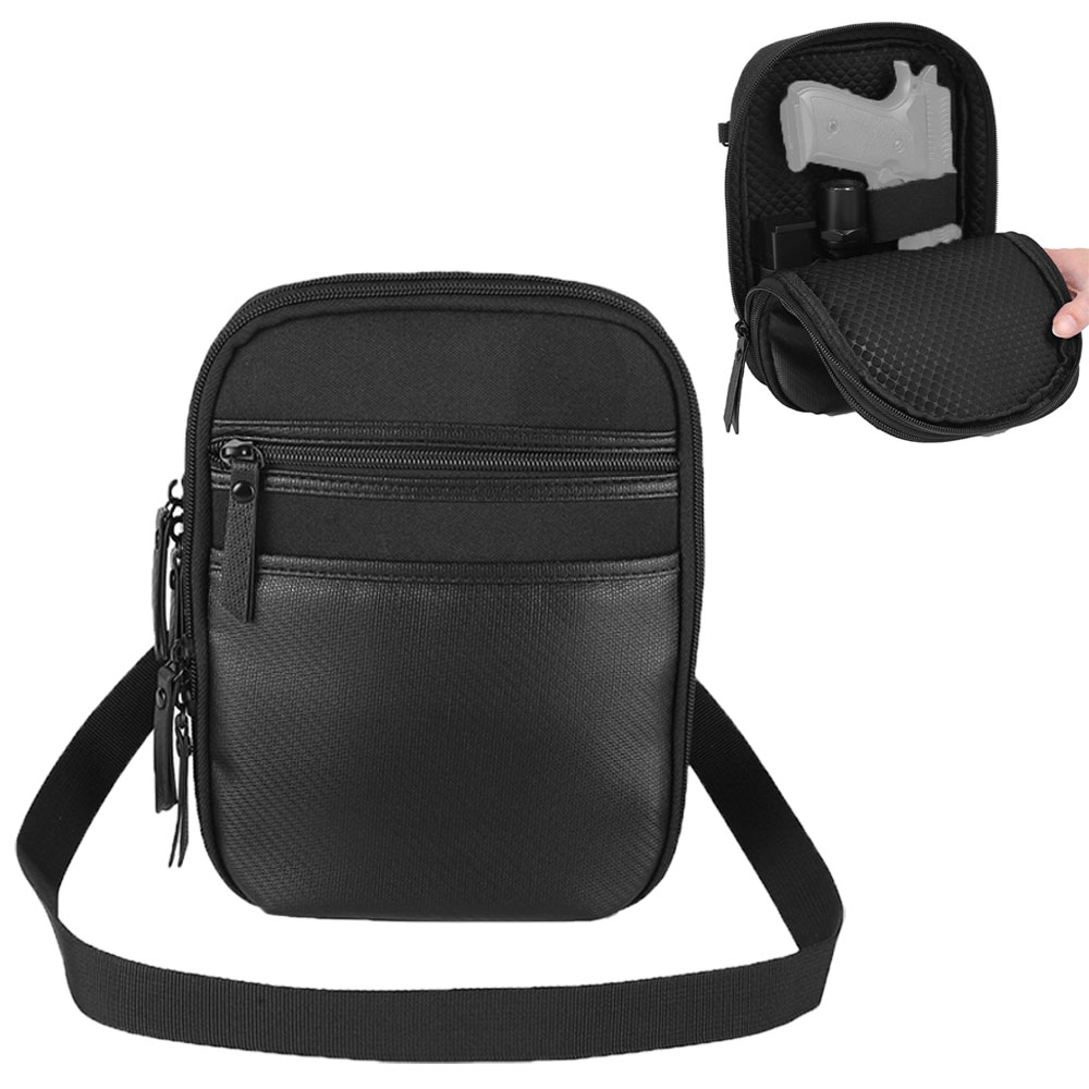 Edc Carry Fanny Pack - กระเป๋าปืนยุทธวิธี กระเป๋าพกพาปืนพกแบบซ่อน กระเป๋าสะพายไหล่ กระเป๋าเก็บกระสุน กล่อง EDC
