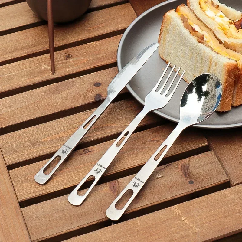 Hwzbben ชุดมีดส้อมช้อนไทเทเนีย - Edc Everyday Carry Knives บทวิจารณ์และราคา