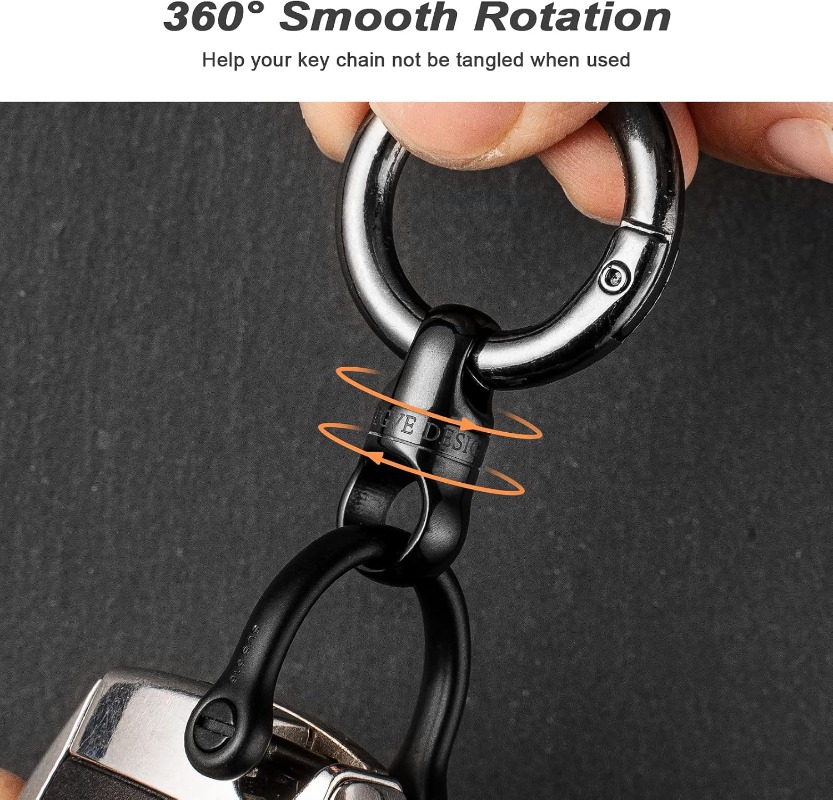 พวงกุญแจไทเทเนียมพร้อมคลิปคารา - Edc Carry Clip บทวิจารณ์และราคา